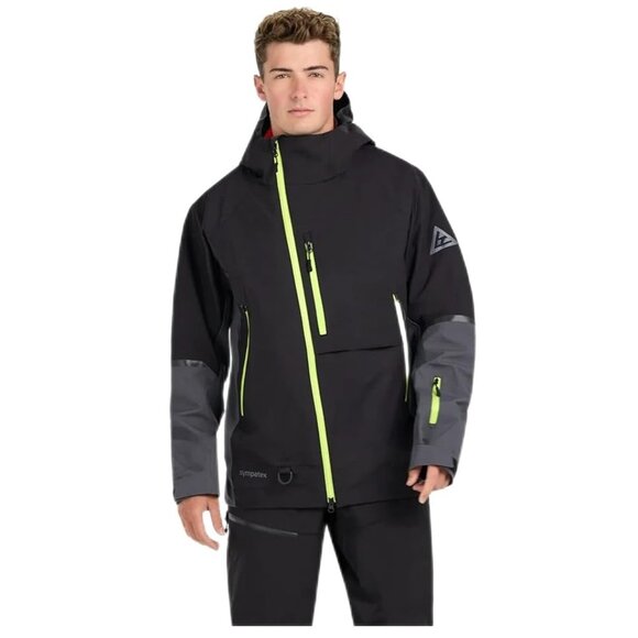 NWT Ski-Doo Men's BC Aspect Jacket Snowmobile Coat Black Size L $579 AA396 - Picture 1 of 4
